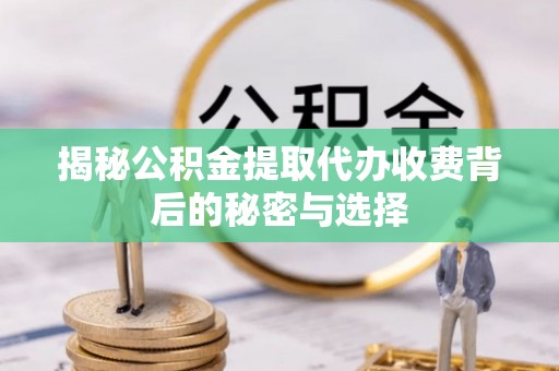 佛冈揭秘公积金提取代办收费背后的秘密与选择