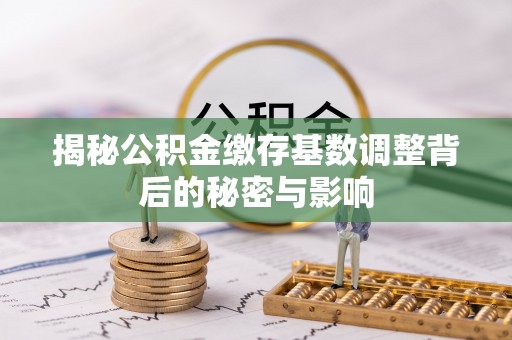 佛冈揭秘公积金缴存基数调整背后的秘密与影响